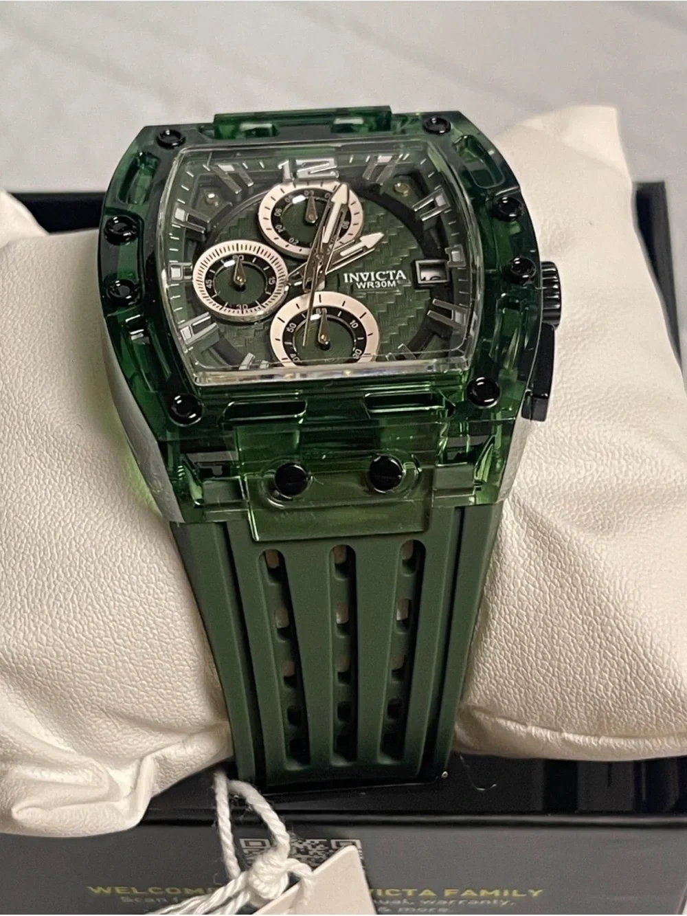 Invicta S1 Rally Men's Watch - 42mm, Green & Silver new